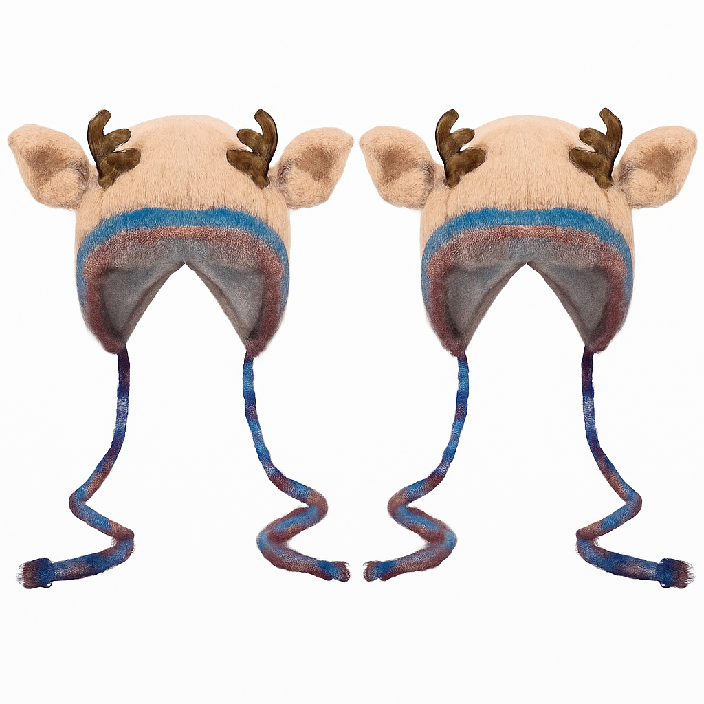 🎁🎄Christmas Sale 49% OFF! 🦌Original Design Festive Christmas Antler Hat🧶