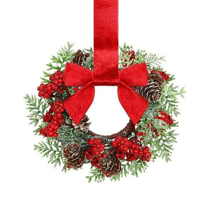 🎄 Christmas Sale 60% OFF – Festive Mini Wreaths for Every Corner