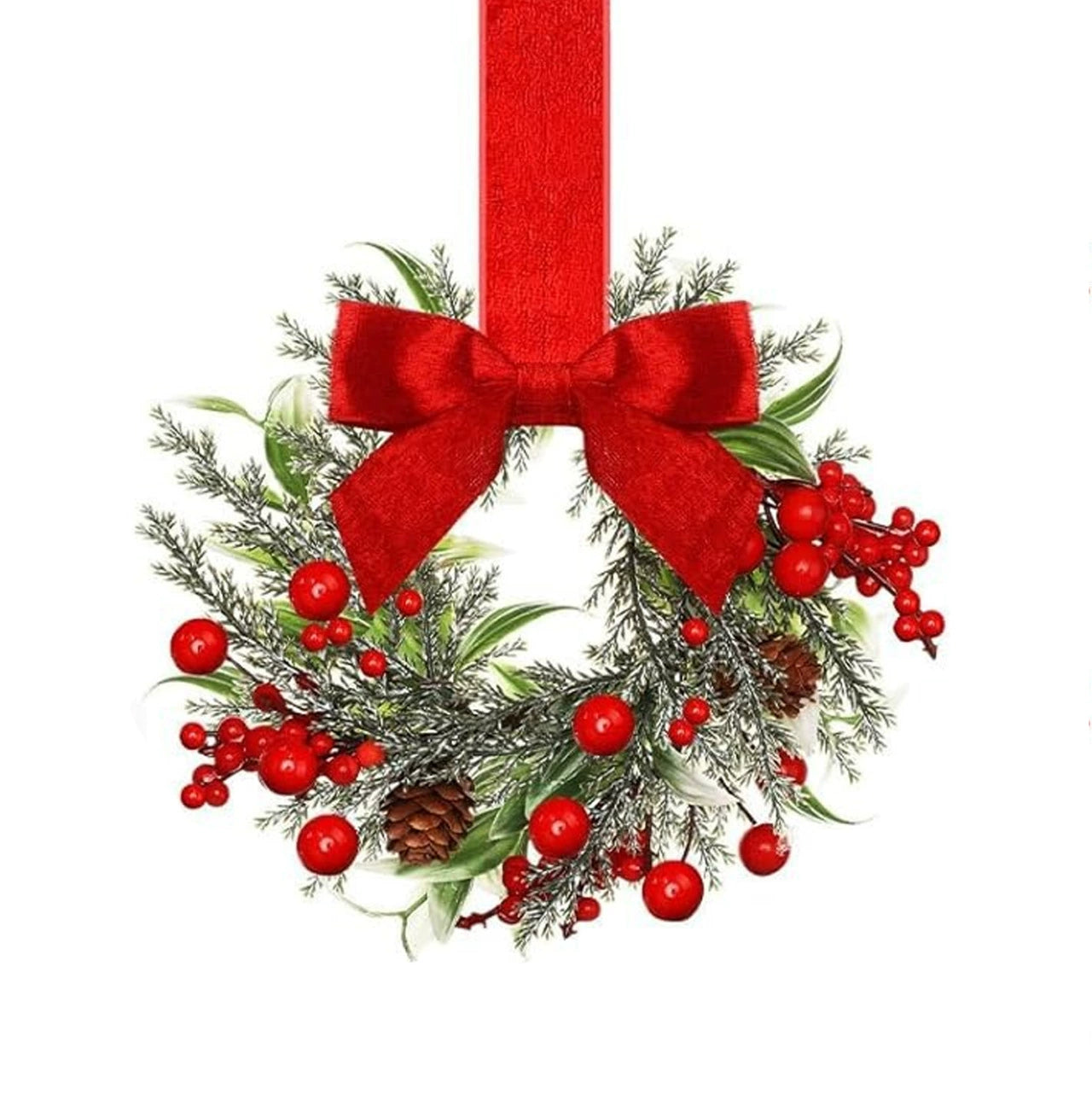🎄 Christmas Sale 60% OFF – Festive Mini Wreaths for Every Corner